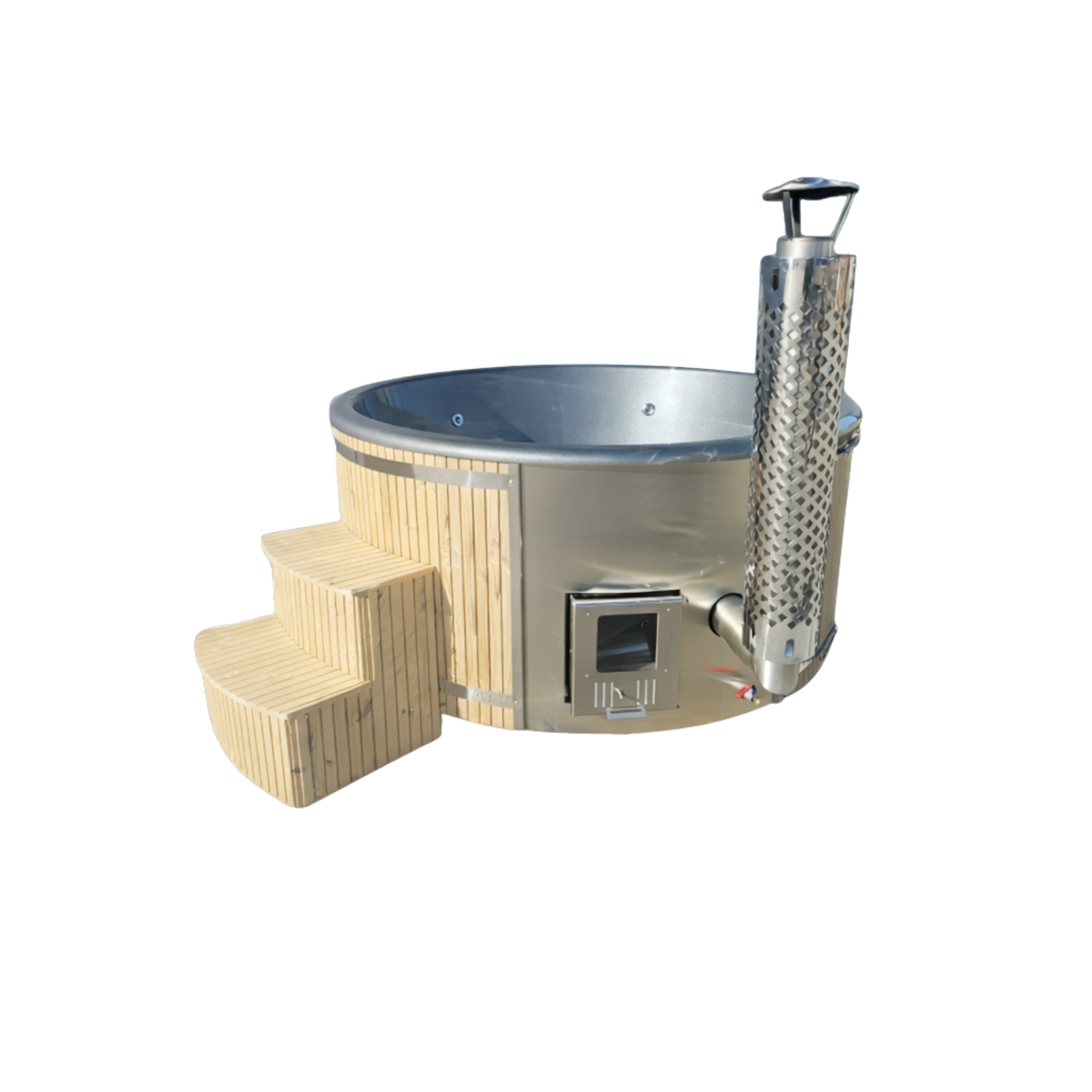 Spa Round - Fritstående Brændeovn