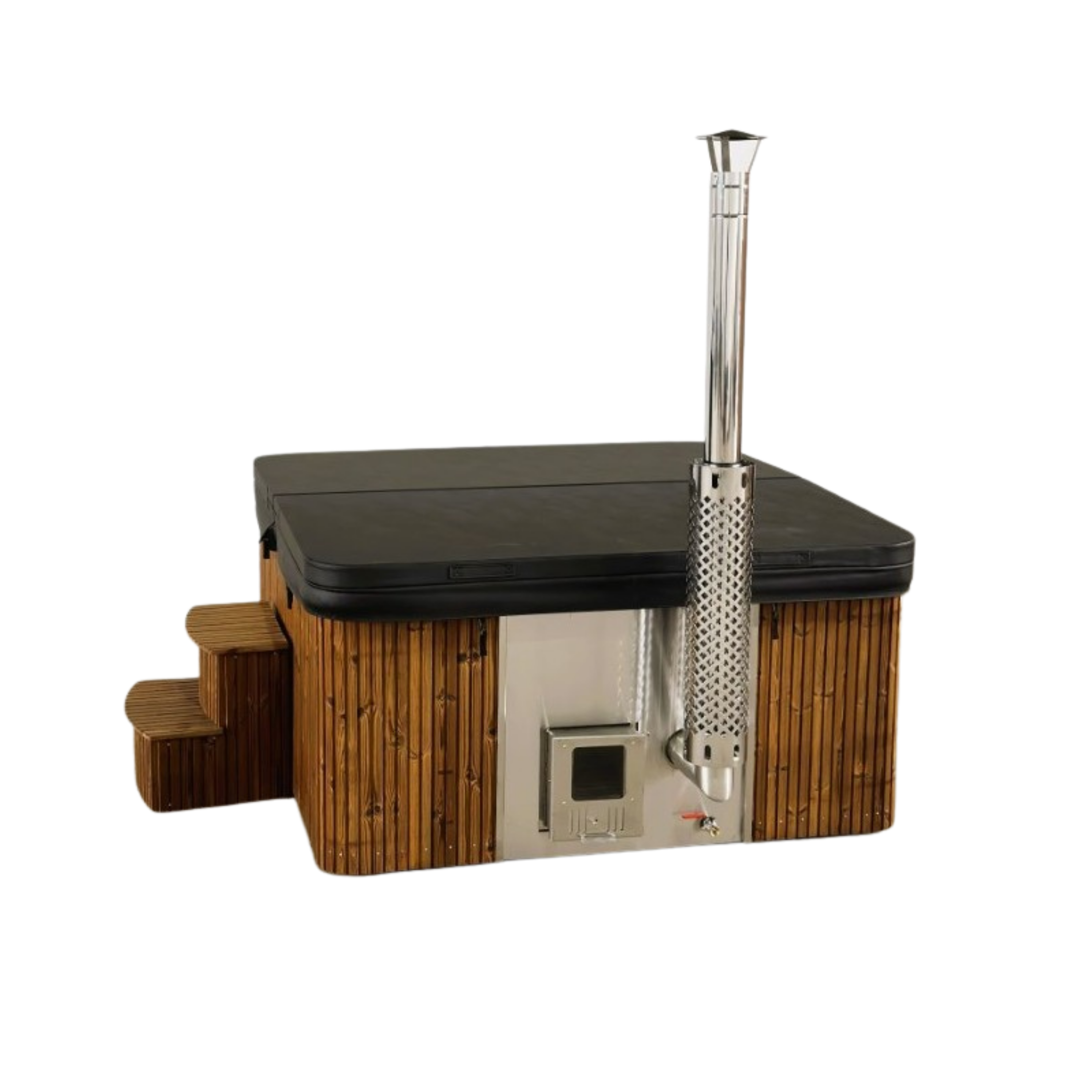 Spa Square - Integreret Brændeovn