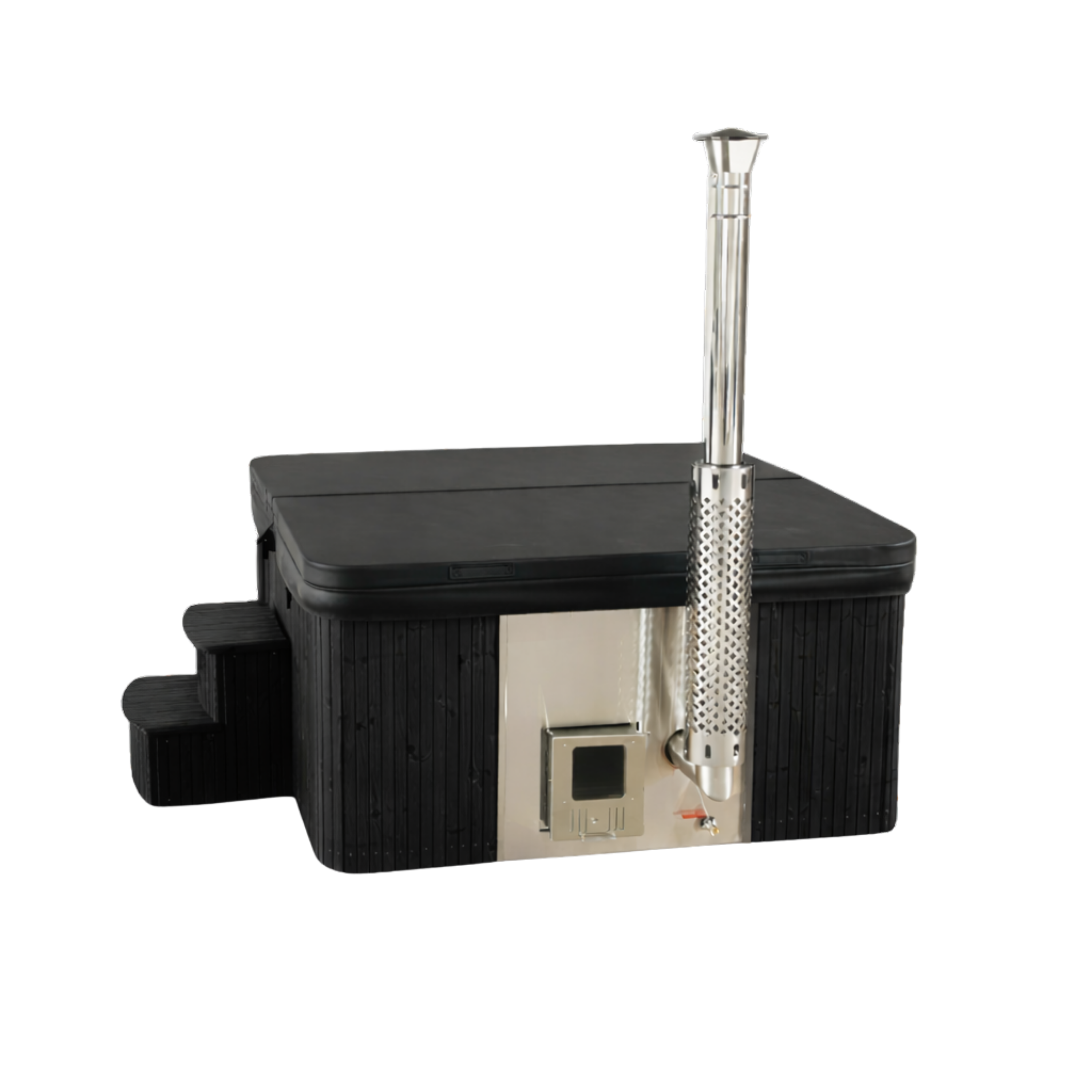 Spa Square - Integreret Brændeovn